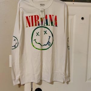 Nirvana Hot topic white shirt